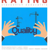 Rating kvality pro rok 2019 - stavební dodavatelé